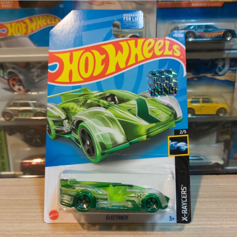 HOT WHEELS ELECTRACK GREEN - GLOW IN THE DARK - FS 2022