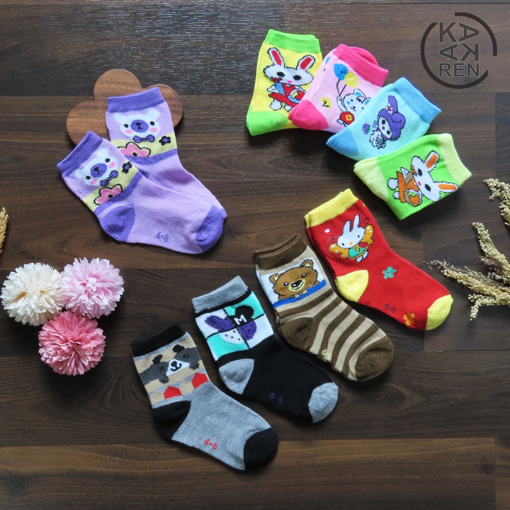 Kakaren Kaos Kaki Anak Karaker Kartun Lucu 4-6 Tahun