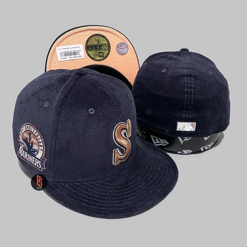 TOPI NEW ERA ORIGINAL 5950 COR 30TH ANNIV SEATLE MARINERS NAVY