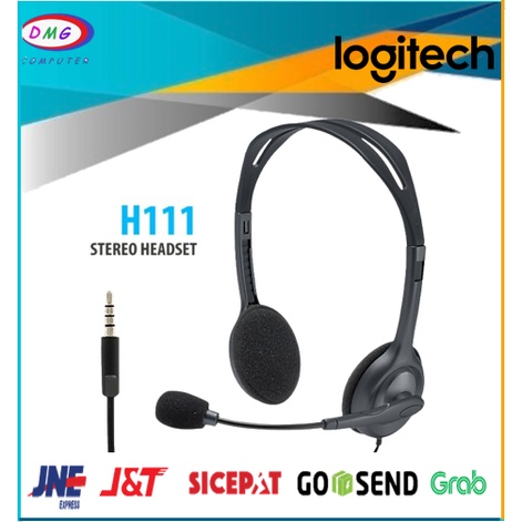 Headset Stereo Logitech H111 Original - Garansi Resmi