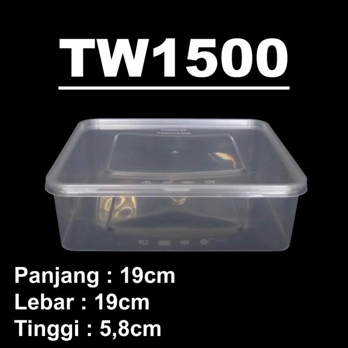 

Thinwall 1500Ml/Box Kotak Plastik/Kotak Plastik/Plastik Container Boxt 050