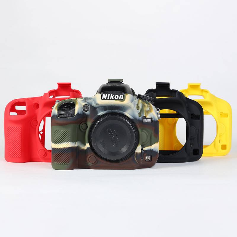 Bagus Tas Kamera SLR Lembut case Silikon Casing Kamera Karet Untuk Nikon D7200 D7100 D750 D3400 D5500 D810 D5300