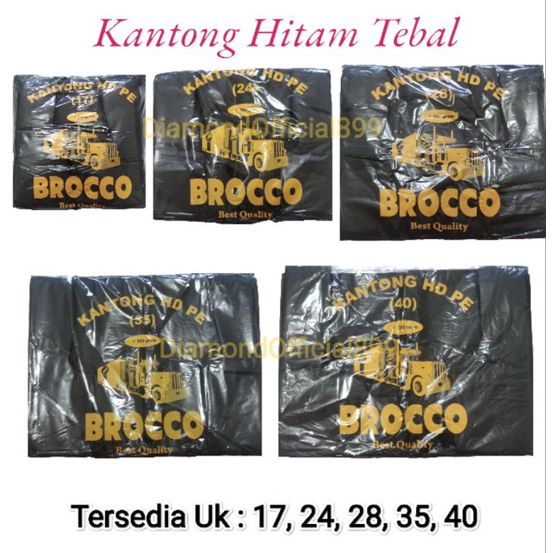 Kantong Tebal Plastik Tebal Kresek Tebal Hitam