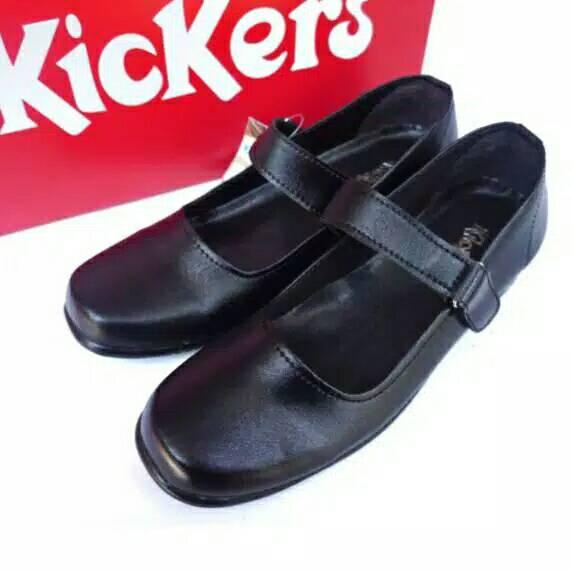 Terlaris 10.10 Mega   Wanita Paskibra Kickers Flat Casual Formal Pantofel fantofel Vantovel Pantopel