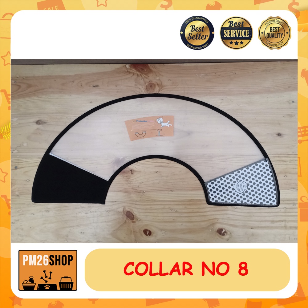 Collar Corong Elizabeth Pelindung Leher Anjing Kucing No. 8