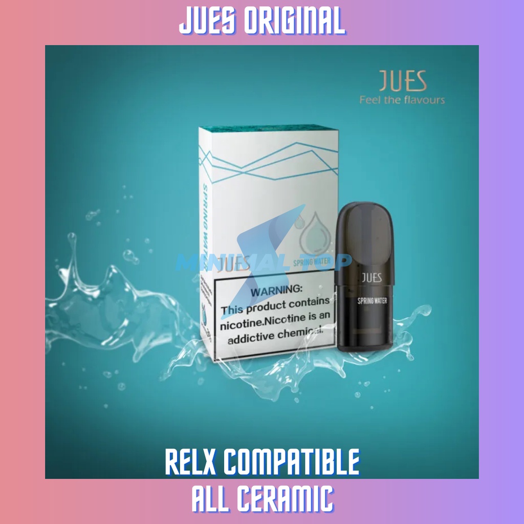 JUES Pods Pro Spring Water (Cocok dengan Relx Infinity Essential Phantom)