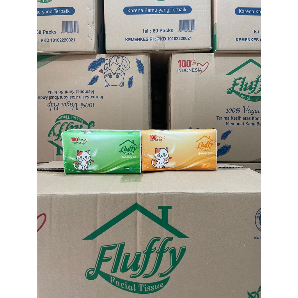 TISSUE CLEAN PLUS 180 SHEETS 2 PLY TISU MURAH CLEAN FACIAL