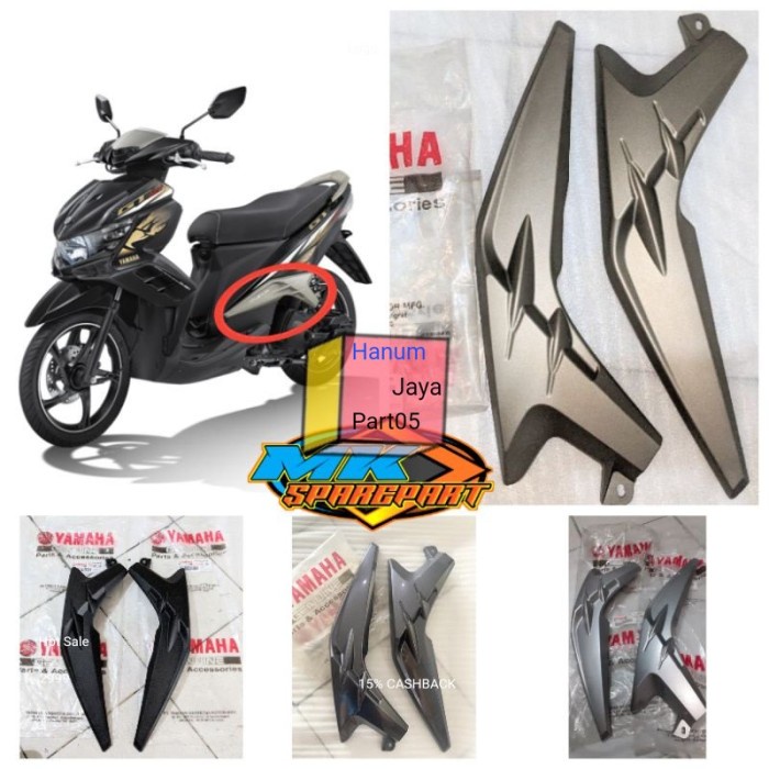 Cover Sambungan Body belakang, Step, Footstep Xeon GT 125 Original