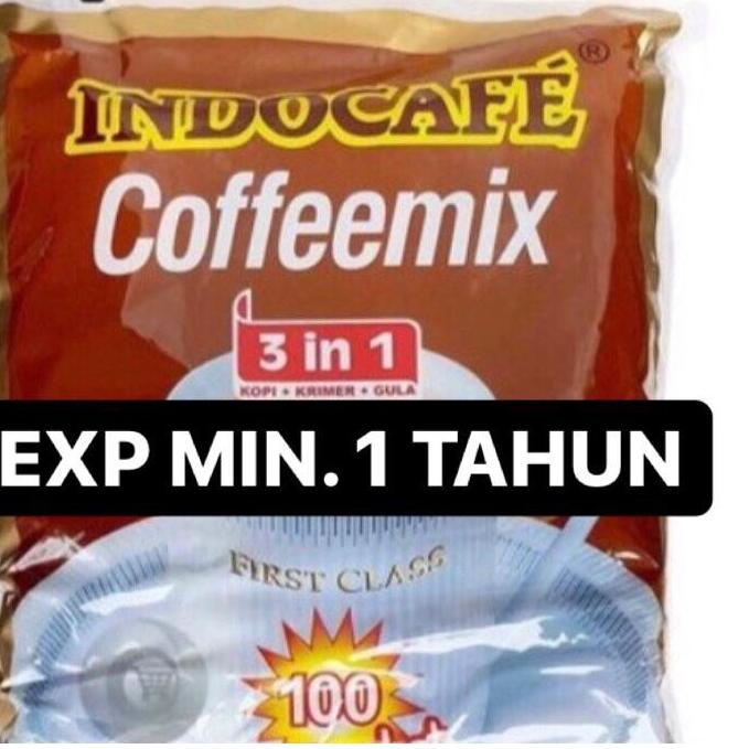 

[KODE PRODUK SFGHZ7598] INDOCAFE COFFEEMIX (100 SACHET X 20 GRAM) / INDOCAFE 3IN1 ISI 100 SACHET
