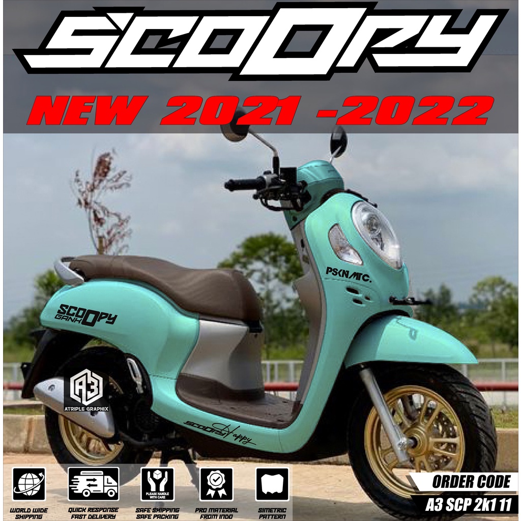 DECAL SCOOPY NEW 2021 2022 POLOS Decal Sticker Scoopy fullbody Prestige 2021 2022 atriplegraphix 12