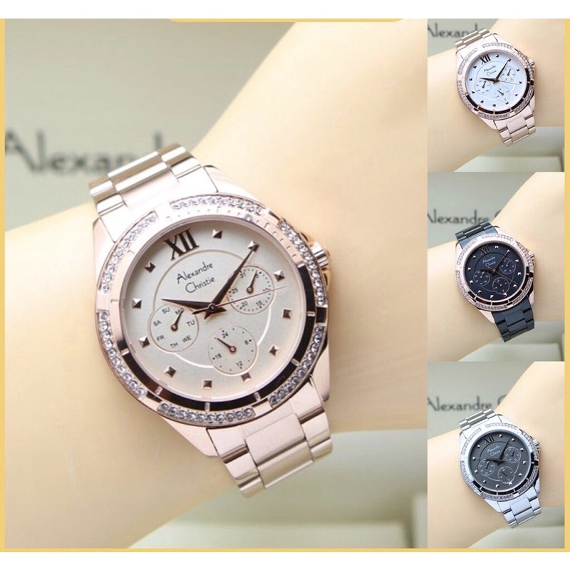 jam tangan wanita Alexandre Christie ac 2929  AC2645 BFB 2645 ORIGINAL 2A36
