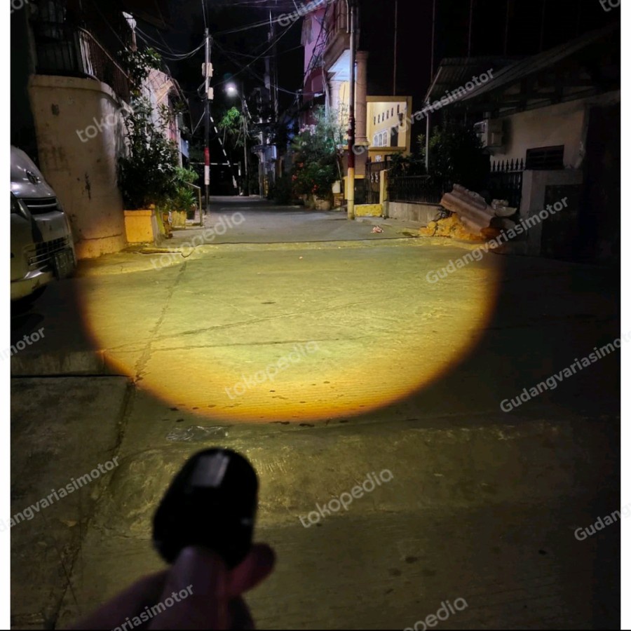 Lampu Tembak Laser D2 PLUS Hi Loo 20 Watt Laser Output model bullaes honda yamaha mio ninja vario mio nmax pcx aerox adv beat scoopy satria fu touring promo discount