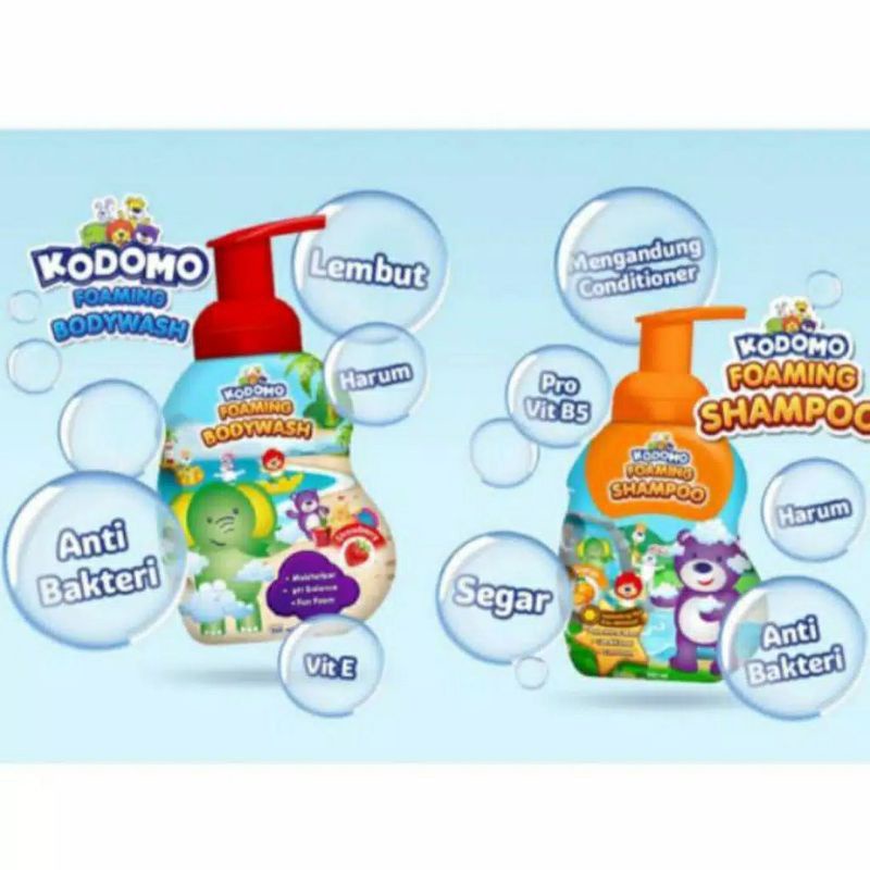 Kodomo Foaming Bodywash / Shampoo Pump 250ml