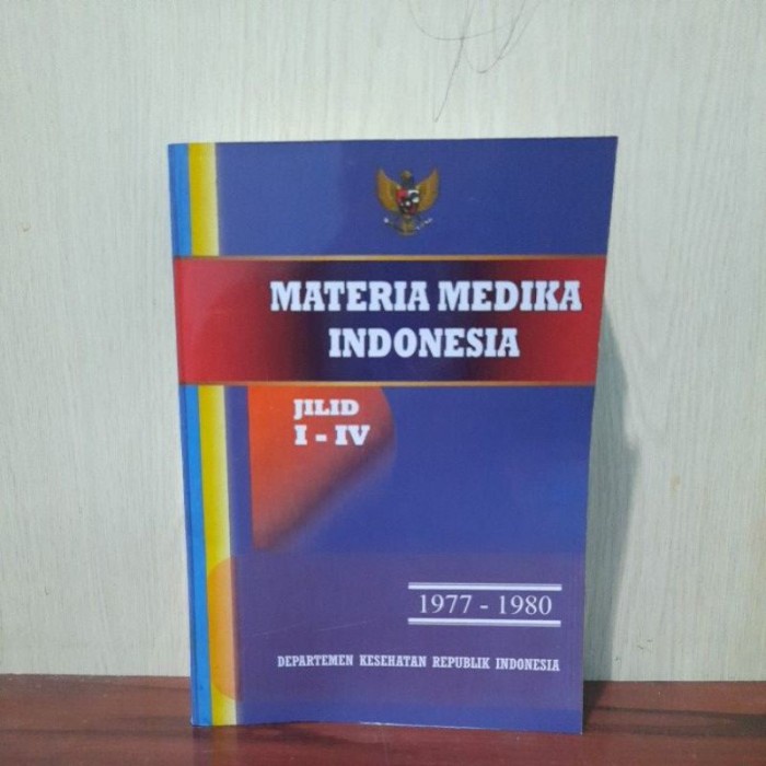 Must Have Buku Materia Medika Indonesia Jilid 1-6 (Mmi) Terlaris