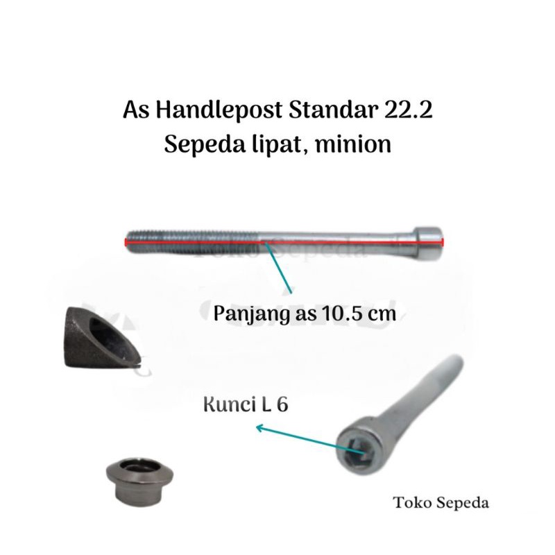 As handlepost baut jangkar 22.2 mm 25.4 mm stem sepeda lipat minion