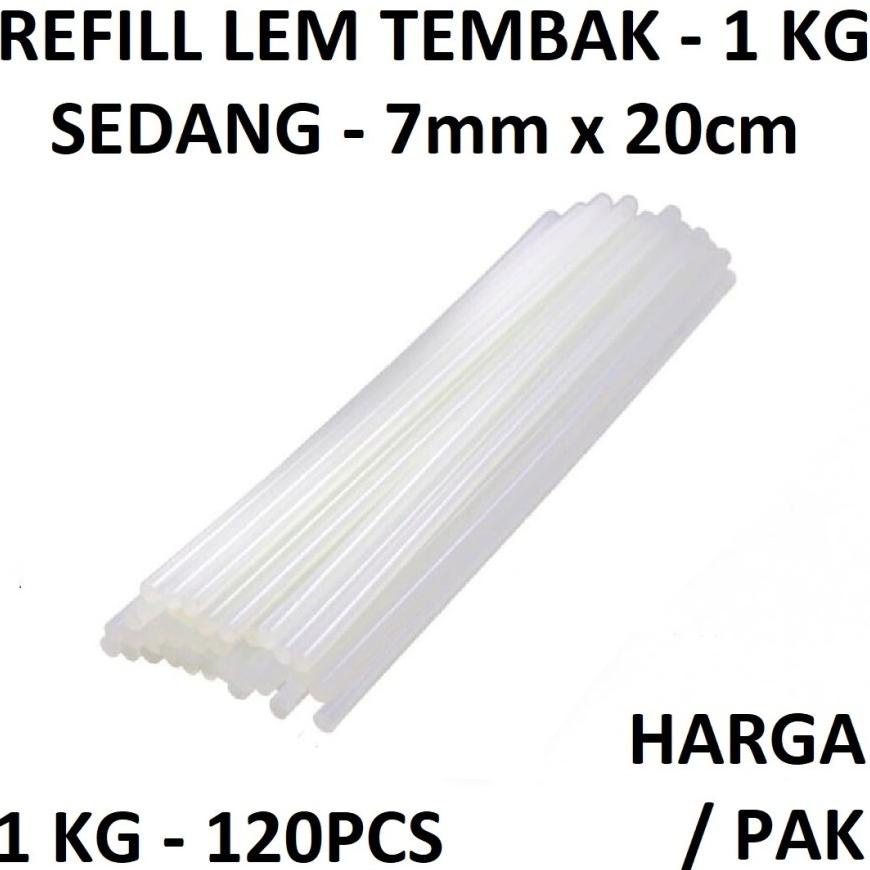 

1 KG ISI LEM TEMBAK GLUE GUN KECIL REFILL LEM BAKAR STICK 20CM 7MM BENING KECIL TERLARISS...,,,,,
