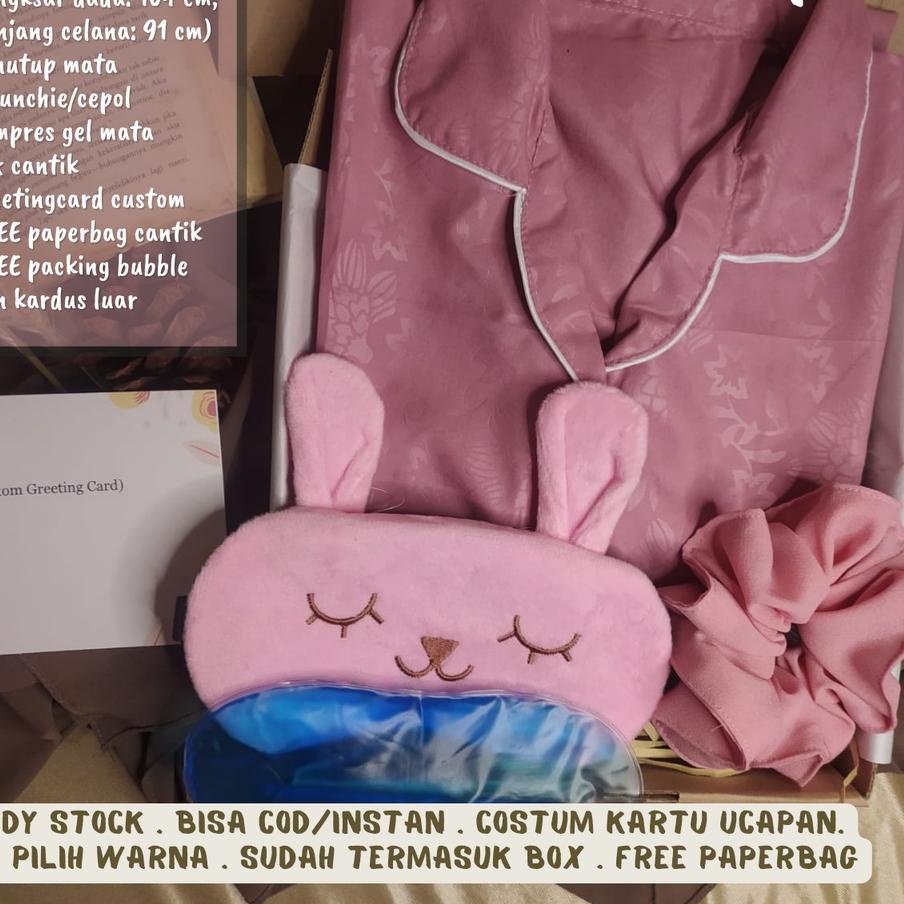 [HAMPERS PIYAMA SET] KADO ULANG TAHUN WISUDA PERNIKAHAN WEDDING BAJU TIDUR WANITA SOUVENIR