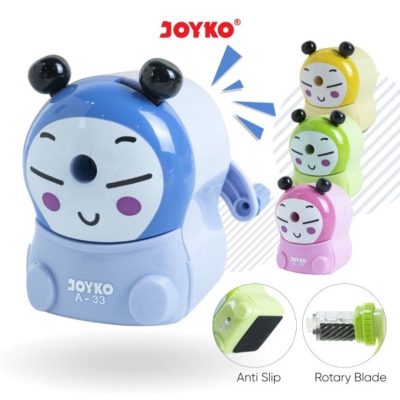 

Rautan Pensil Meja Joyko A-33 Sharpener Karakter