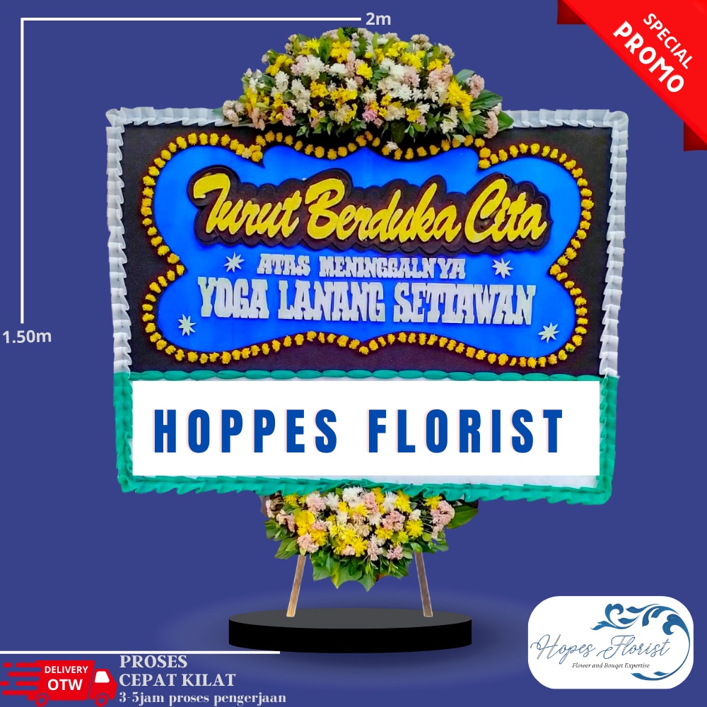 Papan Bunga Duka Cita Rumah Duka Heaven Slipi Jakarta / Bunga Papan Duka Cita