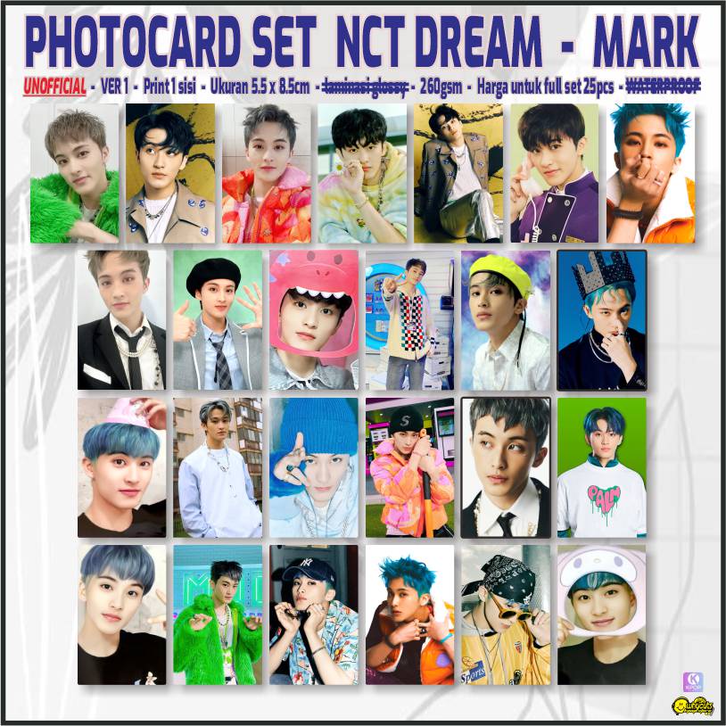 Photocard kpop isi 25 pcs NCT BTS SELCA