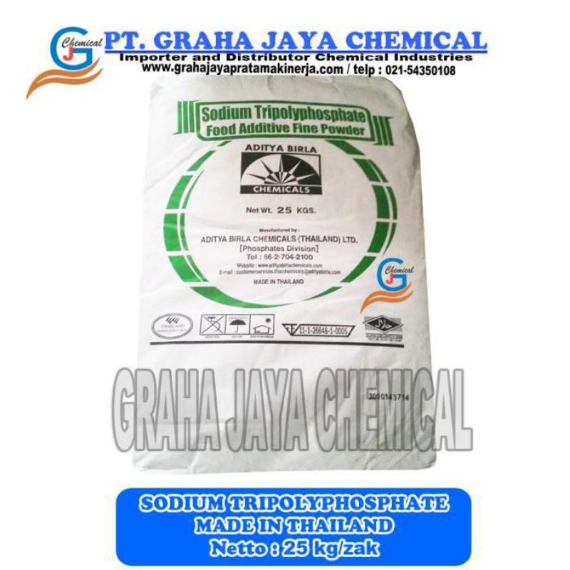 

SODIUM TRIPOLYPOSPHATE STPP FOOD grade ex thailan 25kg