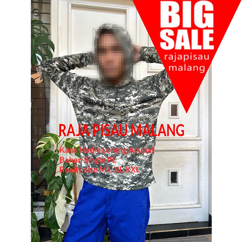 Camo Loreng AU Bandung Seal Kaos Navy Marpat Murah Hoodie Hodie Perbak Bahan PE