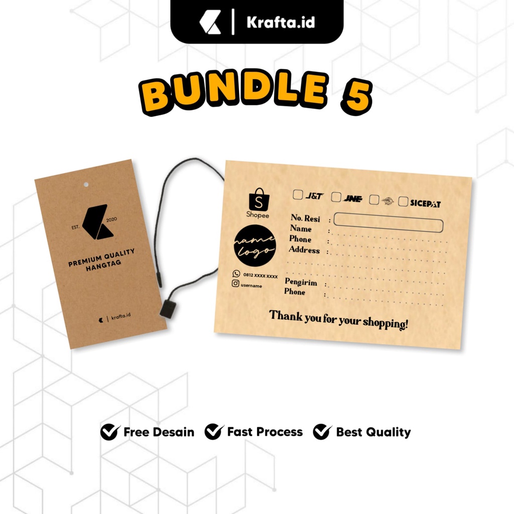 

Hangtag Tali Loopin Stiker Pengiriman