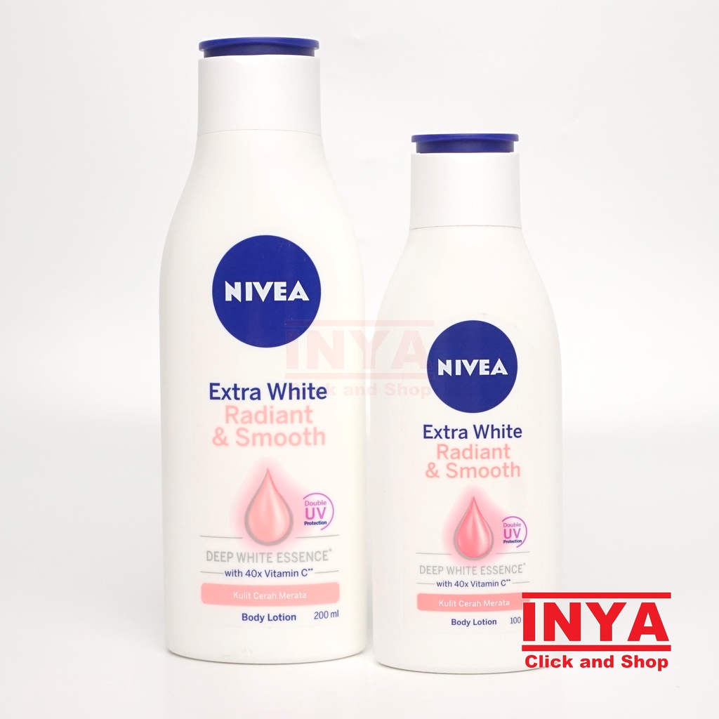 NIVEA EXTRA WHITE RADIANT AND SMOOTH 100ml - Hand and Body Lotion