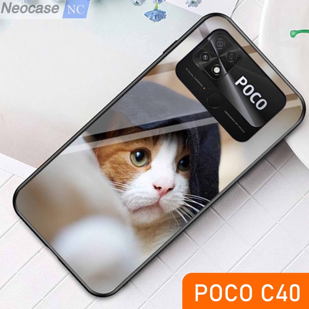 Softcase Glass Kilau Poco C40 - Casing HP Poco C40 - Case HP Poco C40 - N102