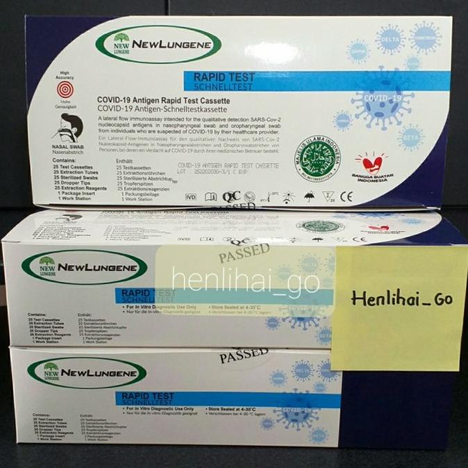 NEW LUNGENE (Rapid Antigen Nasal Swab Test) #henlihai_go
