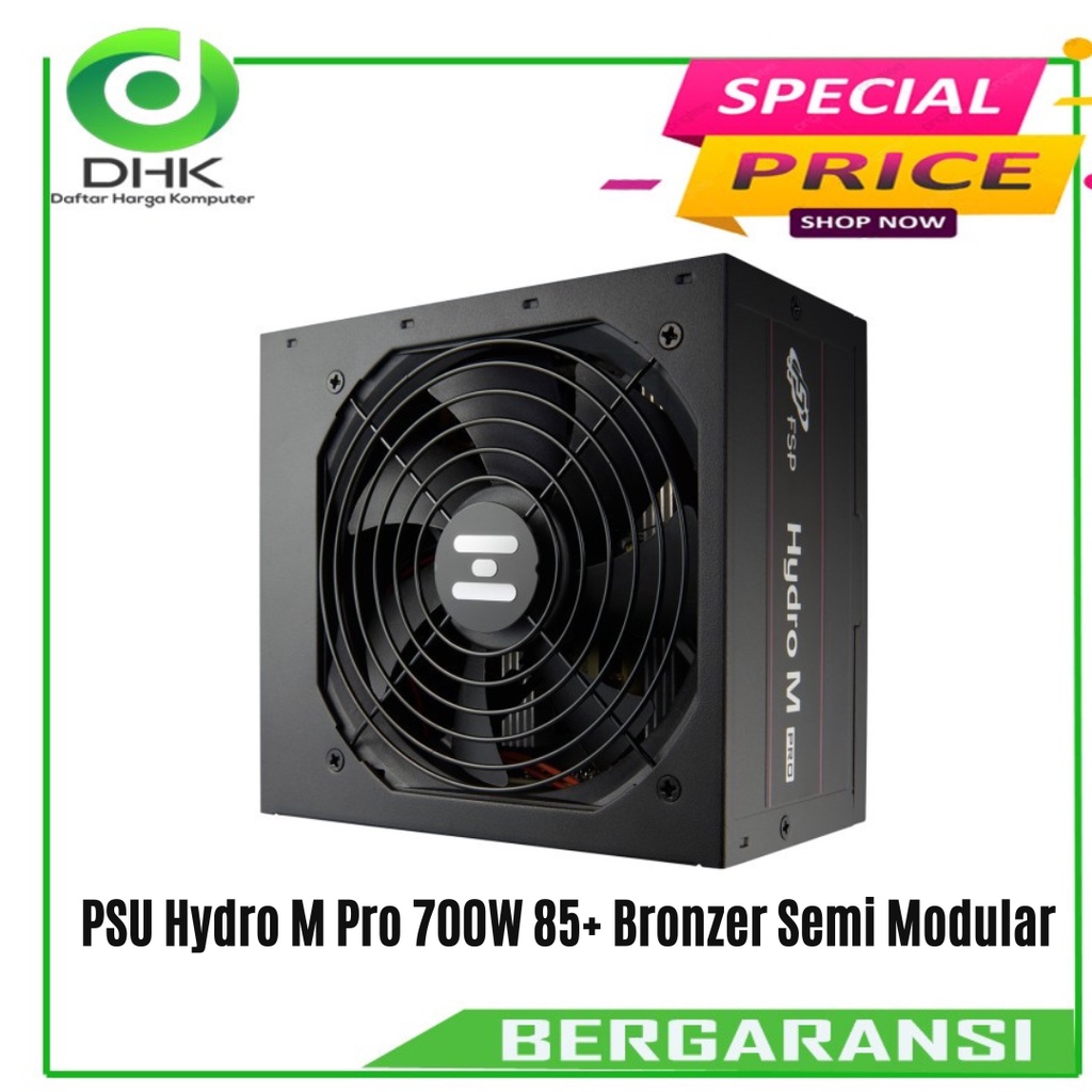 FSP PSU Hydro M Pro 700W 85+ Semi MODULAR 700 WATT BRONZE