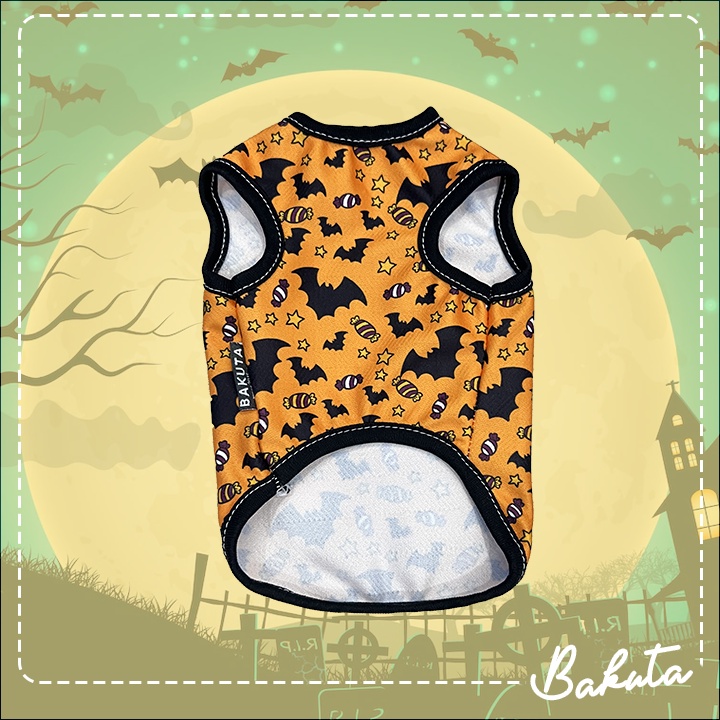 Baju Kucing Tank Edisi Halloween (Batsy) Tank Lucu Untuk Kucing dan anjing / Baju Kucing Termurah Size S-XXL / Baju Kucing Tangerang