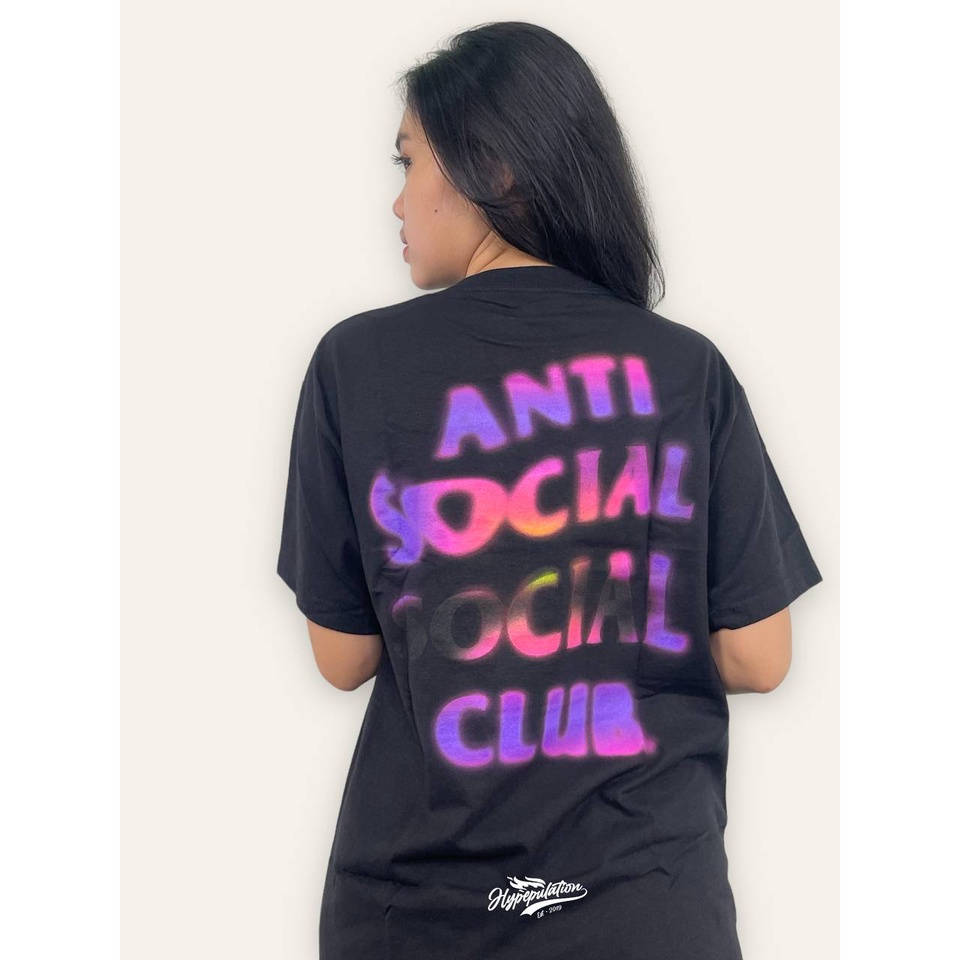 Anti Social Social Club ASSC Purple Lava Black Tee ORIGINAL