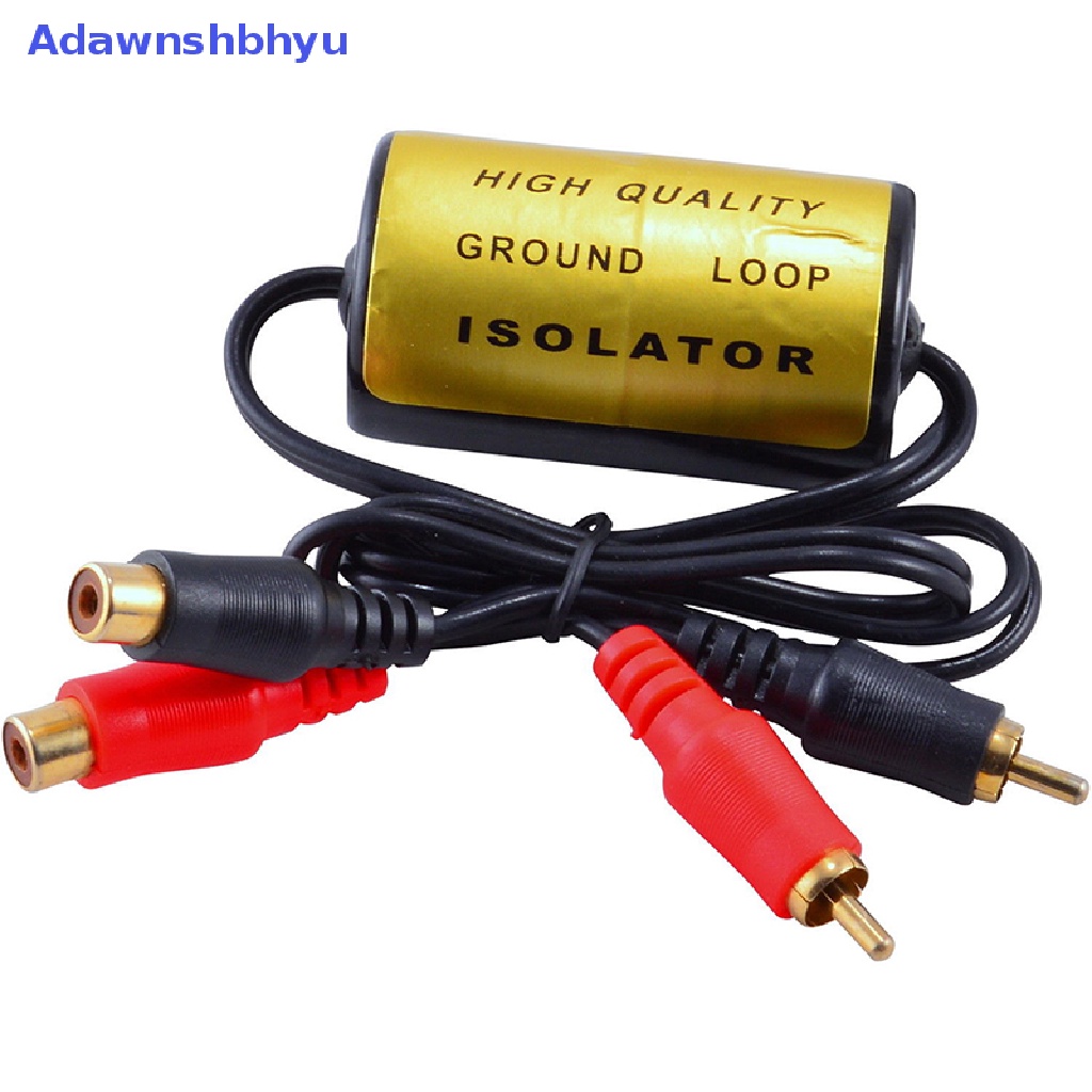 Adhyu RCA Audio Noise Filter Suppressor Ground Loop Isolator Untuk Mobil Dan Rumah Stereo ID