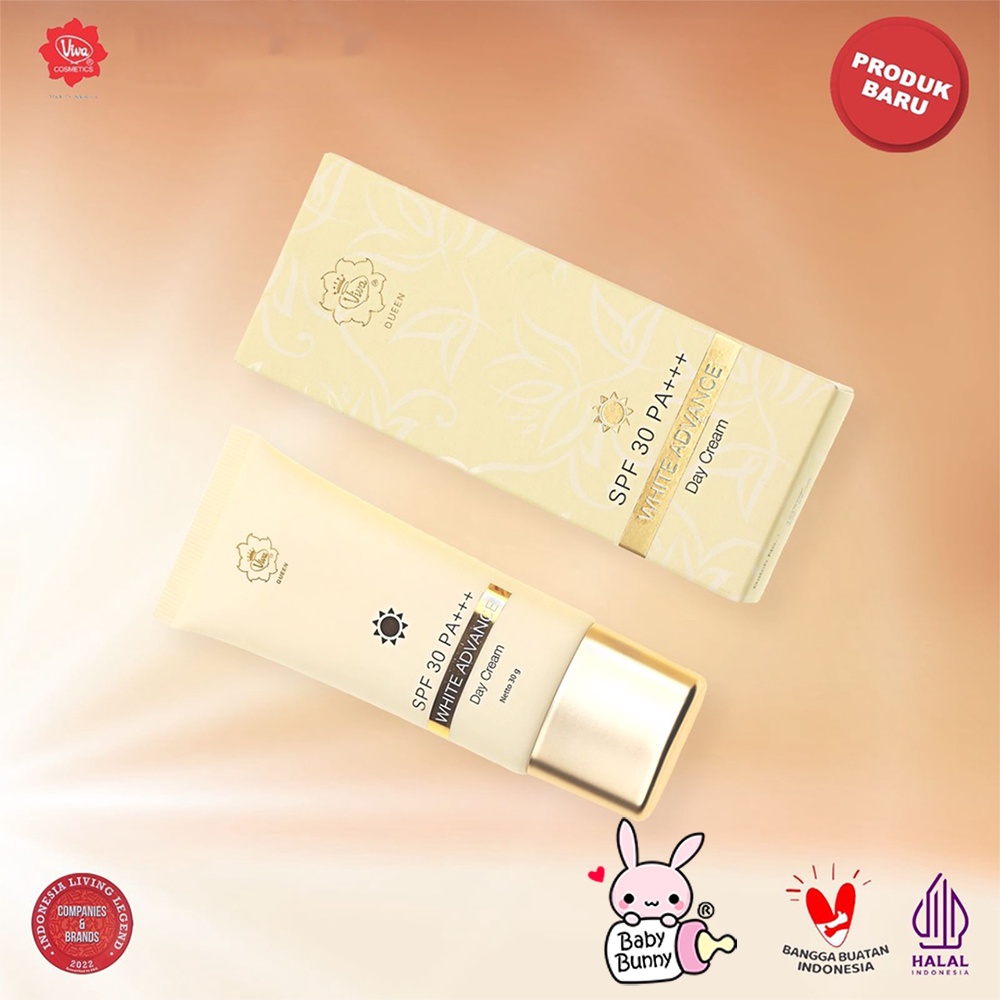 ❤ BELIA ❤ VIVA QUEEN Multiactive White Advance Day Cream SPF 30 PA+++ 30g | Krim Siang Vit C (✔BPOM)