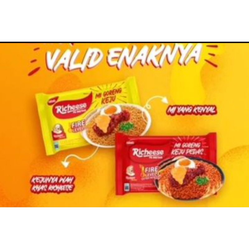 

Richeese Mie Goreng Level 0 dan level 3