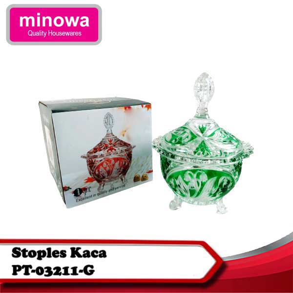 Minowa Stoples Kaca / stoples kaki/ stoples kristal / stoples pajangan 3211G