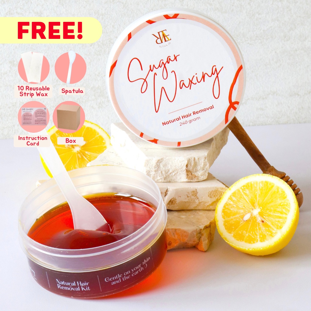 Sugar Wax Altier (450gr) | Sugar Waxing Kit | Sugar Waxing | Cold Wax | Pencabut Bulu | Penghilang Bulu