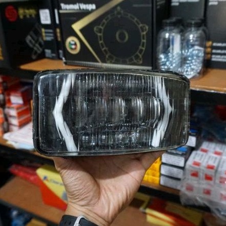 Headlamp Lampu Depan Reflektor LED Daymaker Custom Vespa Excel