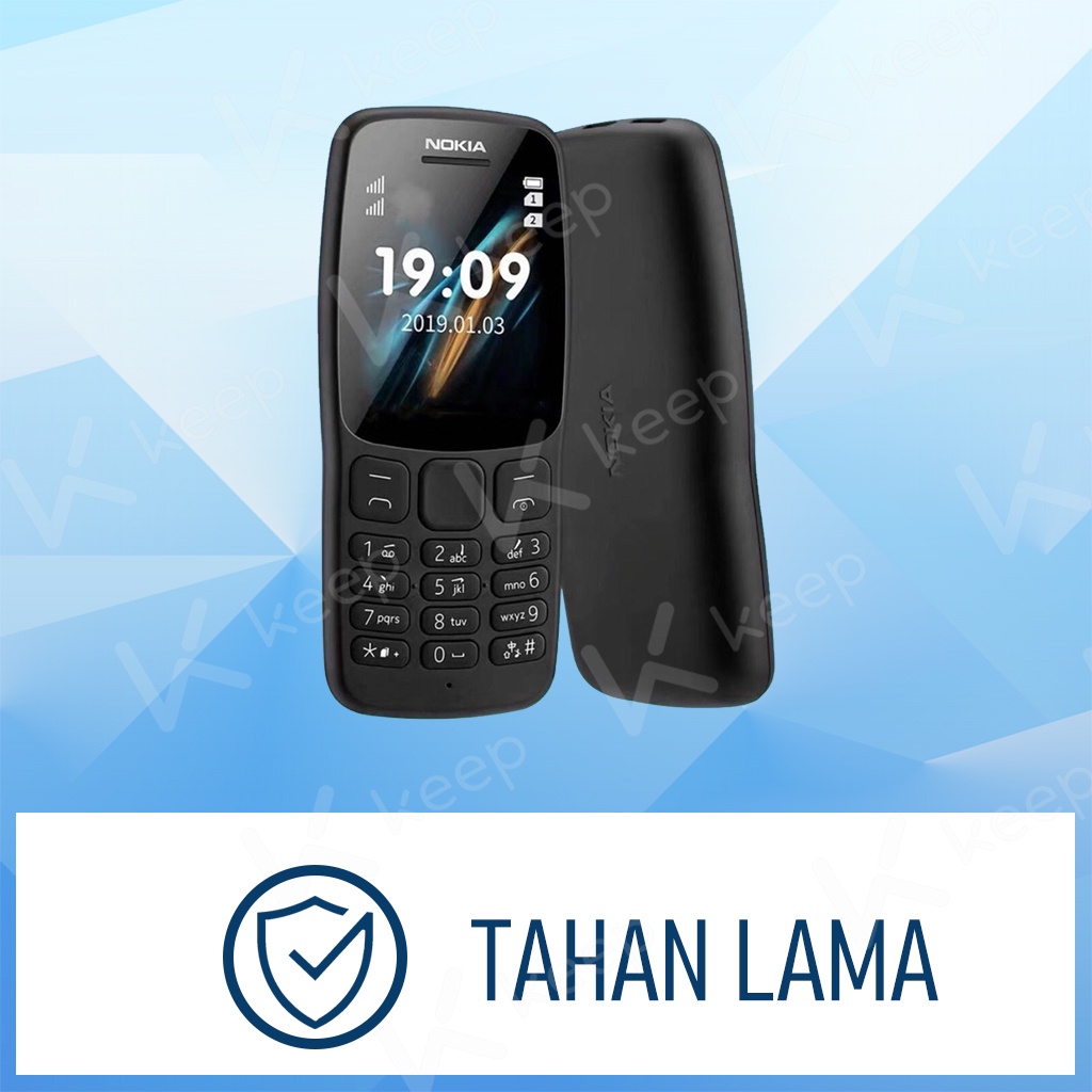 HP Nokia 106 2018 Ponsel Garansi Dual SIM Baru Termurah