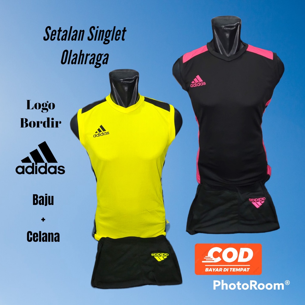 Baju setelan singlet bola futsal kaos olahraga voli basket pria dan wanita