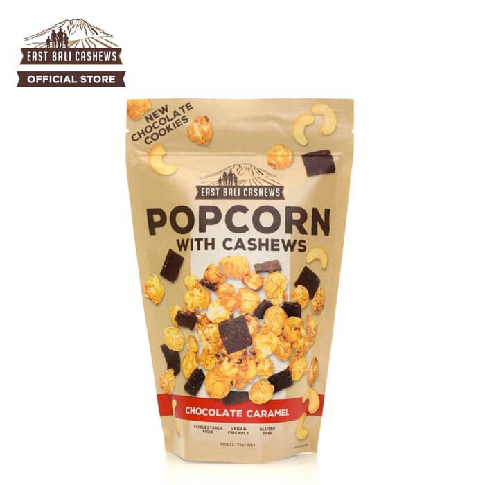 

NEW East Bali Cashews Popcorn Chocolate Caramel 90gr