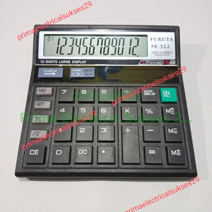 

KOMPLIT Kalkulator 512 Calculator 12 digit FK