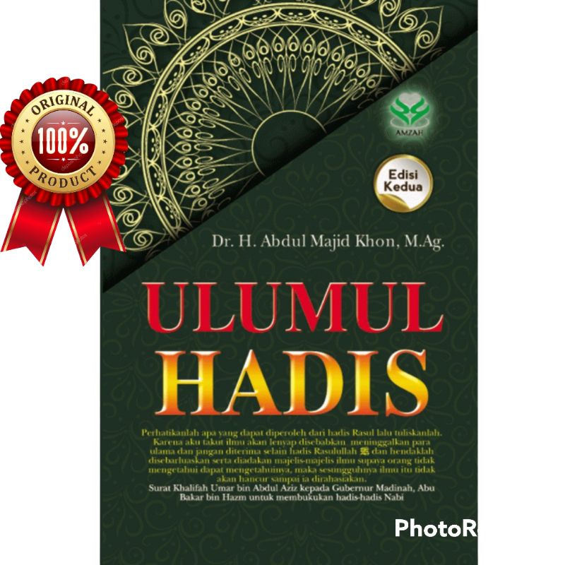 Kitab ULUMUL HADIS Buku Ulumul Hadis Dr.H.Abdul Majid