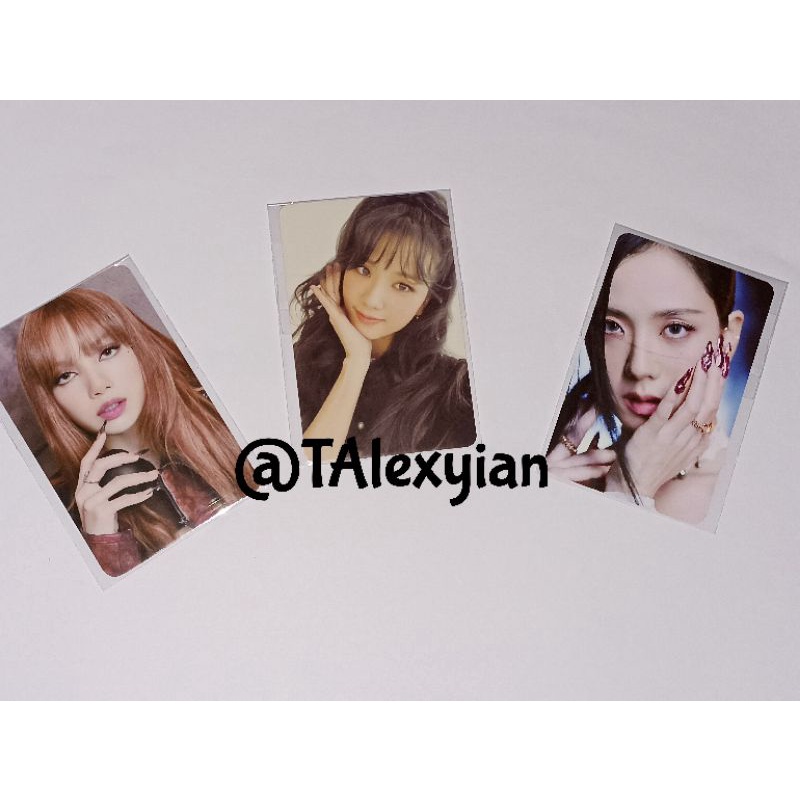photocard blackpink born pink