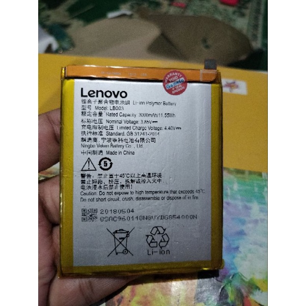 Baterai Lenovo K5 Play K350T Ori Copotan HP