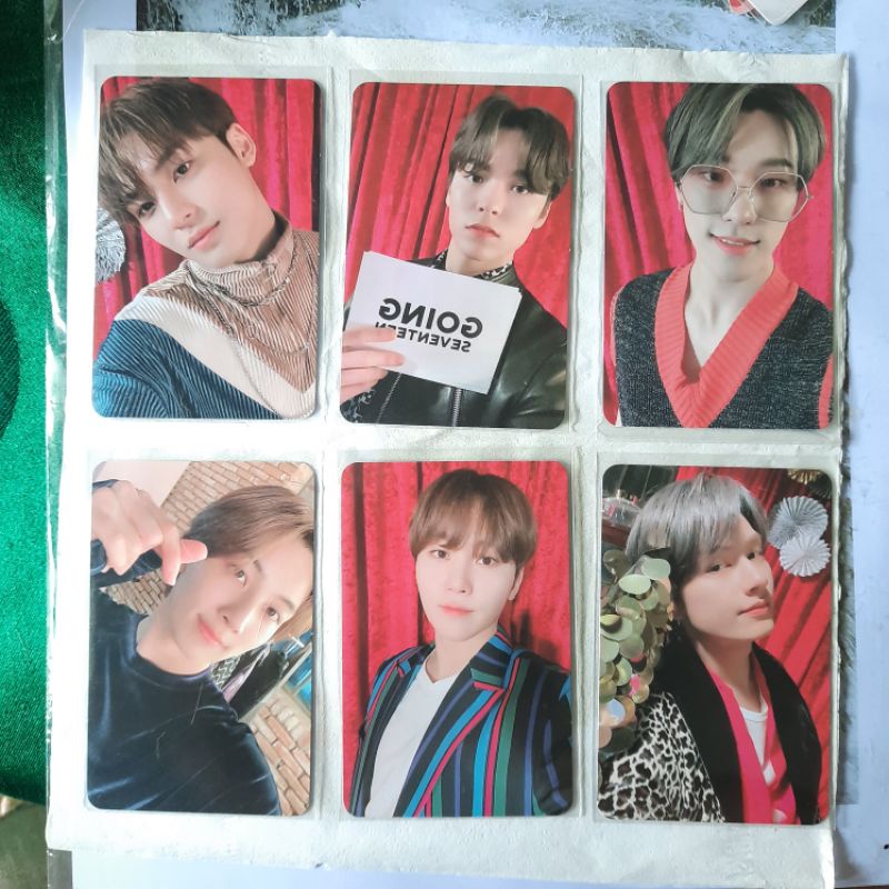 SEVENTEEN GOZE MAGAZINE PC PHOTOCARD MINGYU VERNON DINO JEONGHAN SEUNGKWAN JUN