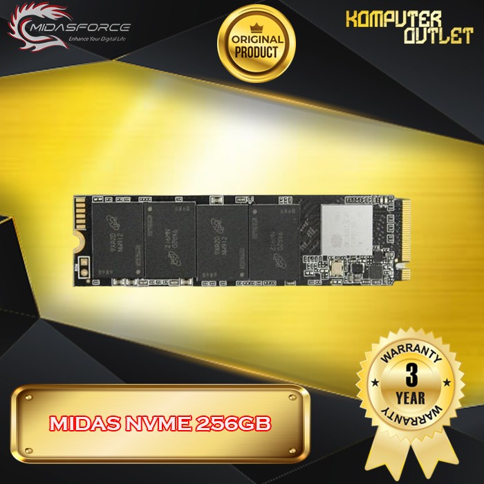 Jual Midas Force Nvme Gb Ssd M Pcie X For Komputer Pc Shopee Indonesia