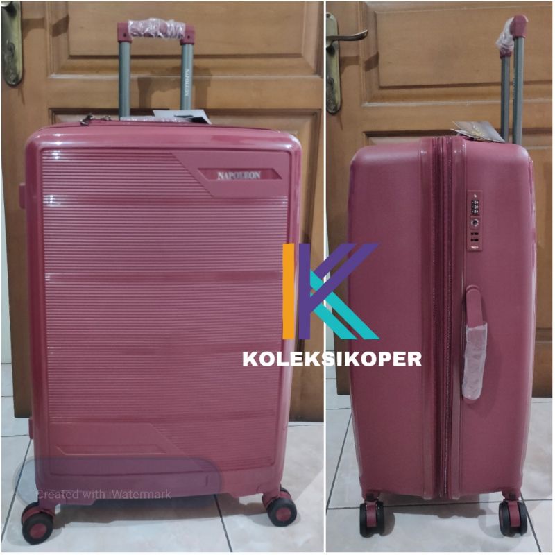 Koper Napoleon Original Anti pecah TSA lock ukuran 28 inch