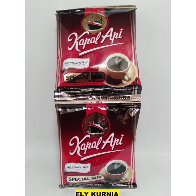 

[BISA COD] Kopi Kapal Api Special Mix Sachet 10 pcs @ 25 gr